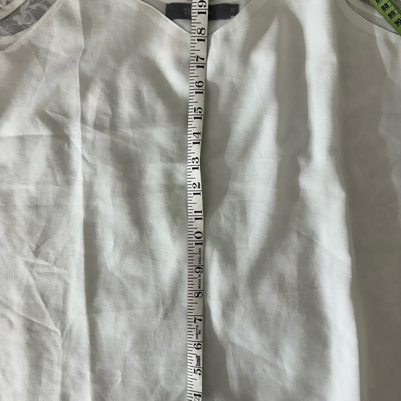 TeCrew white spaghetti strap tank top M NWT - Picture 4 of 4